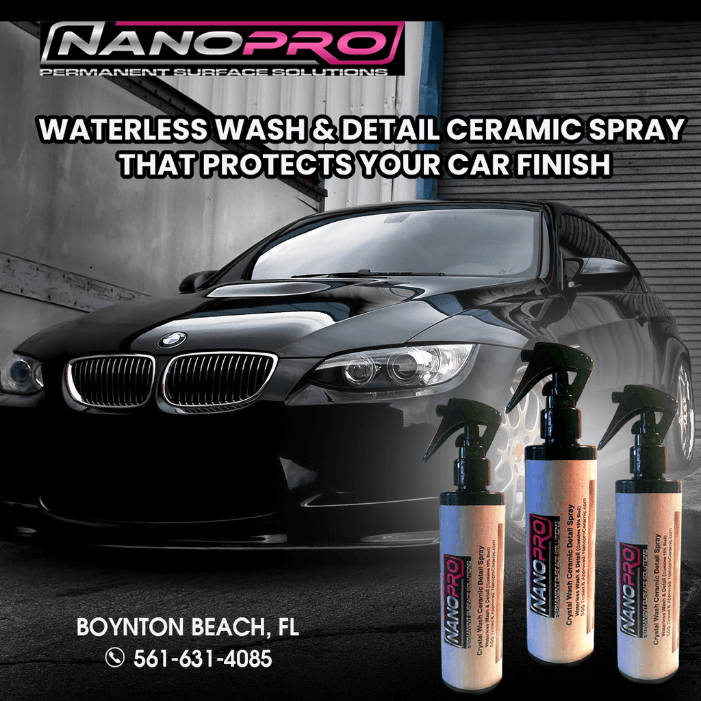 Waterless Wash & Detail Ceramic Spray - Best Waterless Car Cleaner