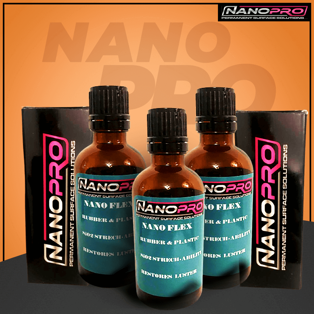 Nanoflex™ Plastic & Rubber™ (Tire) Ceramic Coating for Cars